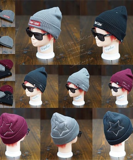 Box Logo Knit Cap／ボックスロゴキャップ（Black／ブラック）