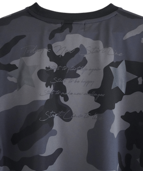 Black Camo Active T-shirt／ブラックカモアクティブTシャツ