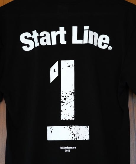 StartLine 1st Anniversary T-shirt／1周年記念Tシャツ（Black／ブラック）