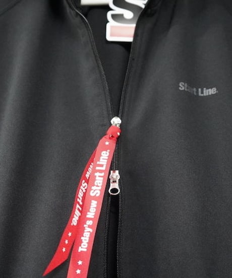 W-Zip Lines Jersey ／ダブルジップラインジャージ（Black × Black／ブラック × ブラック）
