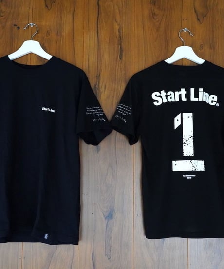 StartLine 1st Anniversary T-shirt／1周年記念Tシャツ（Black／ブラック）
