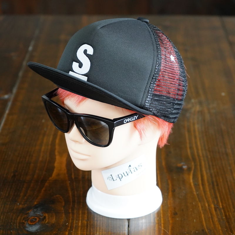 S Logo Alphabet Cap／エスロゴアルファベットキャップ（Black