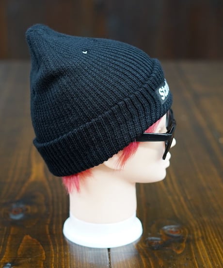 Box Logo Knit Cap／ボックスロゴキャップ（Black／ブラック）