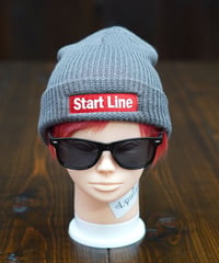 Box Logo Knit Cap／ボックスロゴキャップ（Charcoal／チャコール）