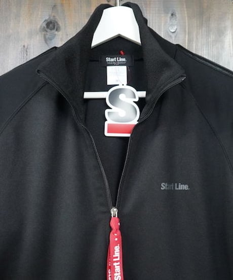 W-Zip Lines Jersey ／ダブルジップラインジャージ（Black × Black／ブラック × ブラック）
