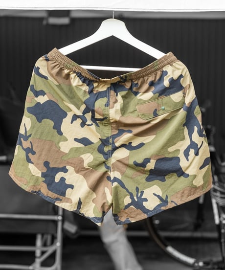 【S残り1点】Light Nylon Shorts／ライトナイロンショーツ（Camo／カモフラ）