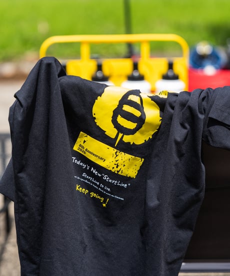 【残りわずか】StartLine 8th Anniversary T-shirt／8周年記念Tシャツ（Black／ブラック）