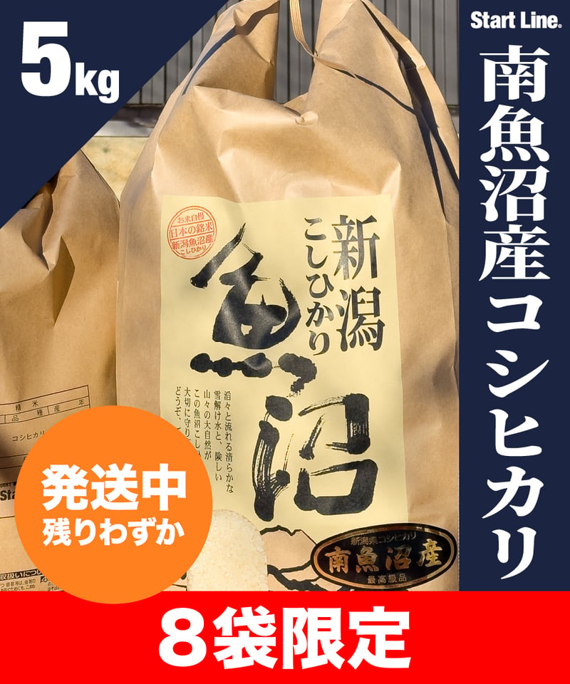 南魚沼産コシヒカリ・新米5kg】令和7年産・1等米／精米したて発送《8袋 