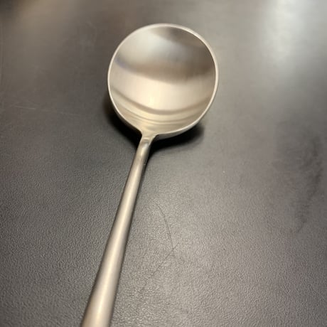 【人生が変わる料理道具掲載!】飯田屋オリジナルのアウラつや消しデザートスプーン