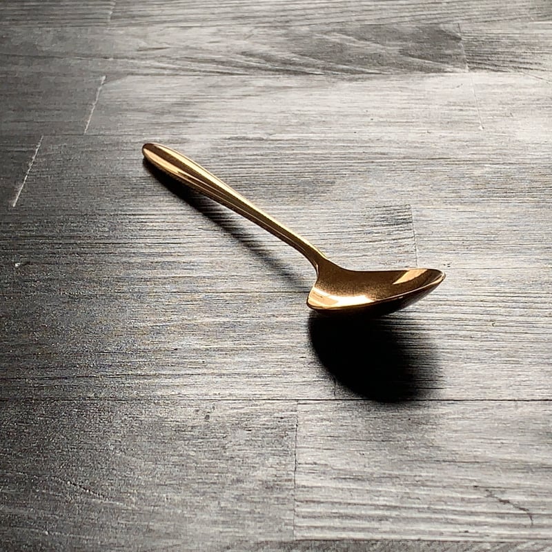 飯田屋オリジナル】優しく光るピンクゴールドのデザートスプーン | 飯田屋