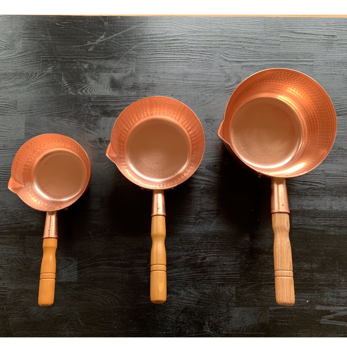 新品未使用 銅楽 まごころ伝心 雪平鍋 15cm 銅製 片手鍋 日本製