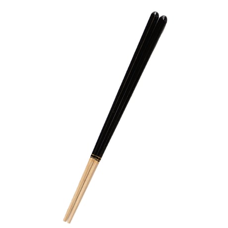 ほんとうにすべらないお箸「プレミアム五角箸 黒・23cm」