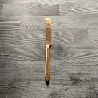 【飯田屋オリジナル】優しく光るピンクゴールドのデザートナイフ