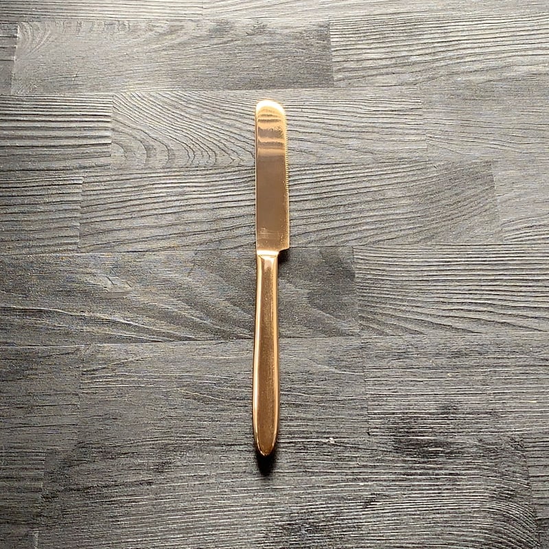 飯田屋オリジナル】優しく光るピンクゴールドのデザートナイフ | 飯田屋