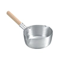 【人生が変わる料理道具掲載!!】世にも珍しい！左利き専用の注ぎやすい深型口付き片手鍋16.5cm
