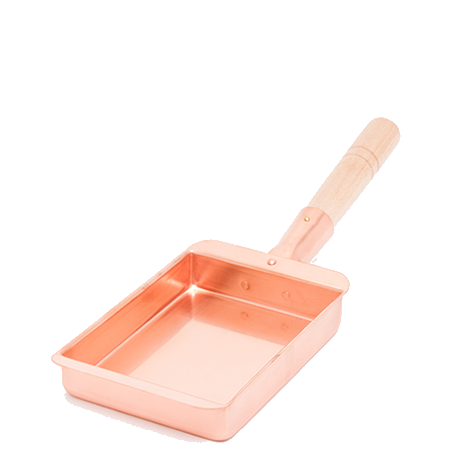 【所さんお届けモノです！で紹介】【究極のふわふわ玉子焼き器】純銅製玉子焼器12cm（中）長方形型（卵2～3個サイズ）