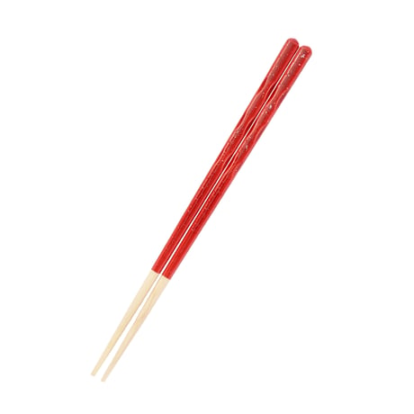 ほんとうにすべらないお箸「プレミアム・赤ラメ21cm」