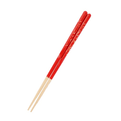 ほんとうにすべらないお箸「プレミアム・かがやきレッド21cm」