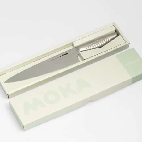 【グッドデザイン賞受賞の左きき専用包丁】MOKAシェフナイフ200mm左きき