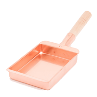 【所さんお届けモノです！で紹介】【究極のふわふわ玉子焼き器】純銅製玉子焼器15cm（特大）長方形型（卵5～7個サイズ）