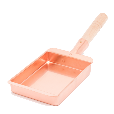 【所さんお届けモノです！で紹介】【究極のふわふわ玉子焼き器】純銅製玉子焼器13.5cm（大）長方形型（卵3～4個サイズ）