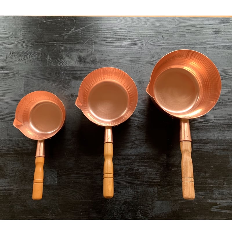 飯田屋オリジナル】究極の熱伝導！純銅製雪平鍋 大サイズ（21cm） | 飯田屋