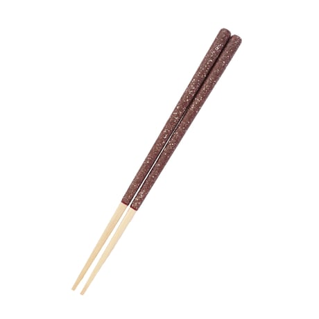 ほんとうにすべらないお箸「プレミアム・テラゾーブラウン21cm」