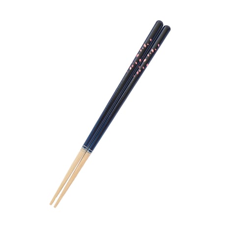 ほんとうにすべらないお箸「桜舞うブルー・23cm」