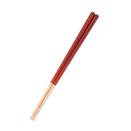 ほんとうにすべらないお箸「プレミアム・オクタゴンレッド21cm」