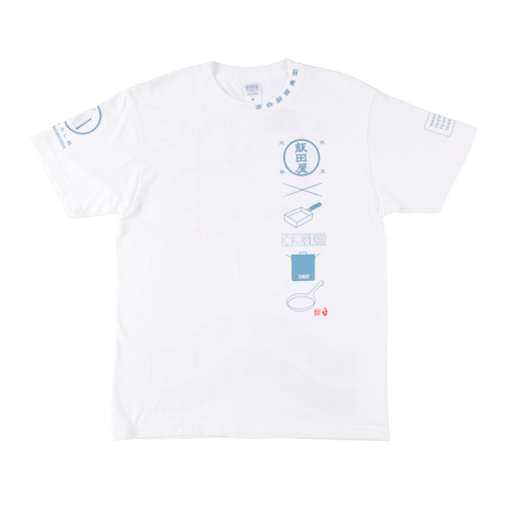 飯田屋オリジナルTシャツ目玉焼 ホワイト