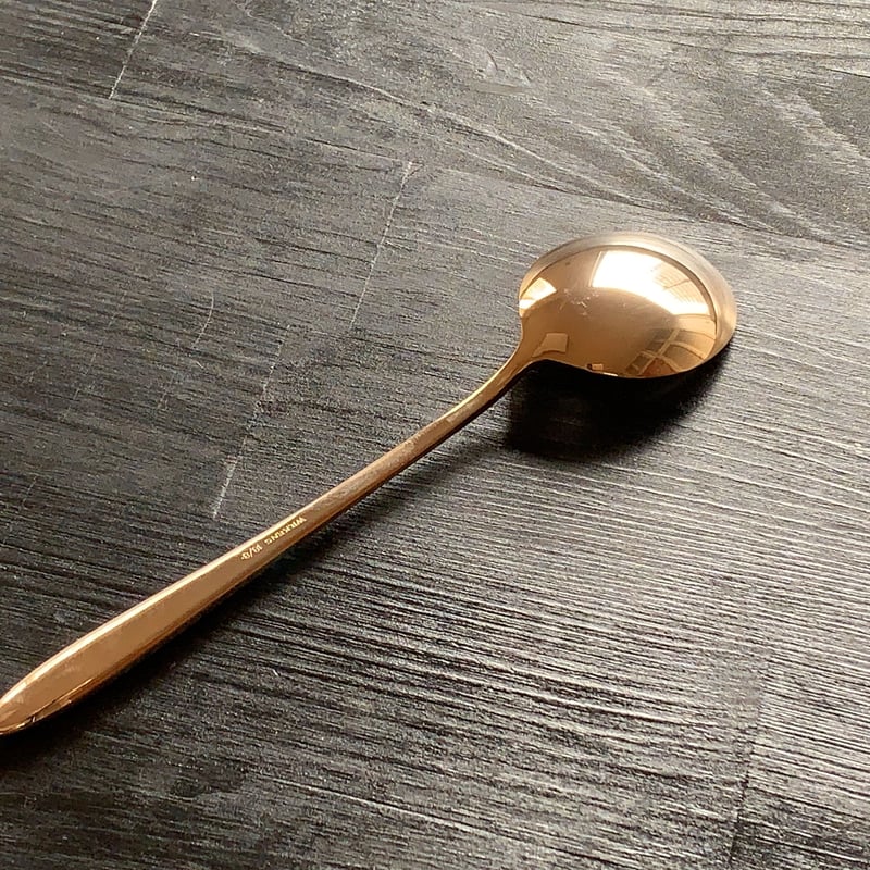 ソーダスプーン 約17cm 6本セット ローズゴールド ソーダスプーン 6本セット 長さ17cm ローズゴールド