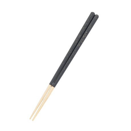 ほんとうにすべらないお箸「プレミアム グラニットブラック・23cm」