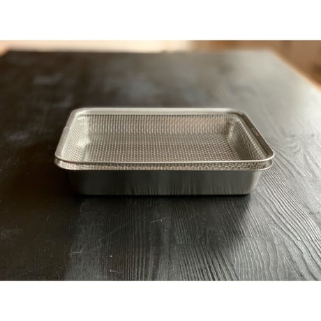 【料理家を虜にした極上のバット用ざる】ラバーゼバット角バットにぴったりステンレス角ざる21cm