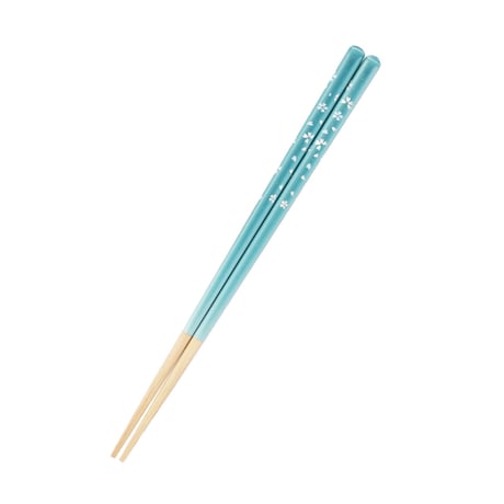 ほんとうにすべらないお箸「プレミアム桜ブルー・23cm」