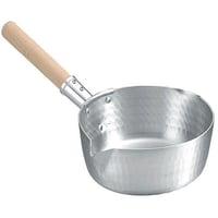 【人生が変わる料理道具掲載!!】世にも珍しい！左利き専用の注ぎやすい深型口付き片手鍋21cm