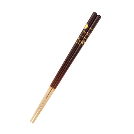 ほんとうにすべらないお箸「プレミアム・ふくろうブラウン23cm」