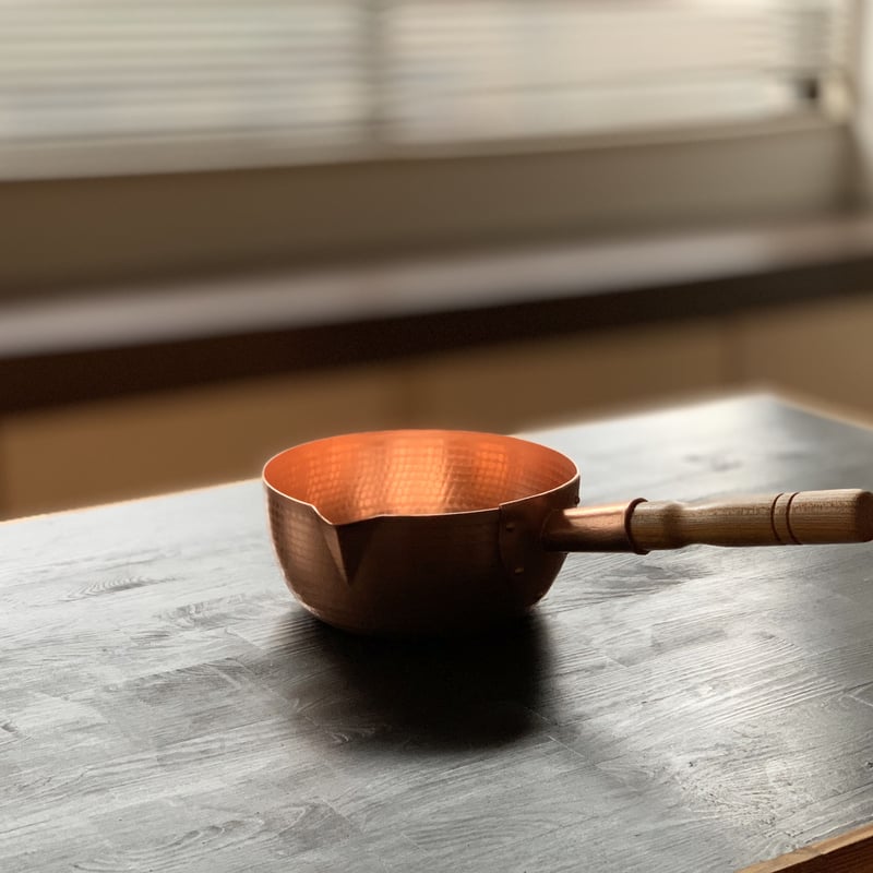 飯田屋オリジナル】究極の熱伝導！純銅製雪平鍋 大サイズ（21cm） | 飯田屋