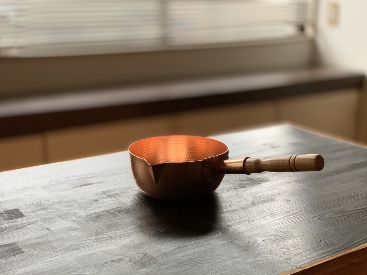 飯田屋オリジナル】究極の熱伝導！純銅製雪平鍋 大サイズ（21cm） | 飯田屋