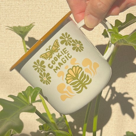 ENAMEL MUG  GREEN