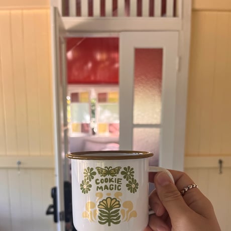 ENAMEL MUG  GREEN