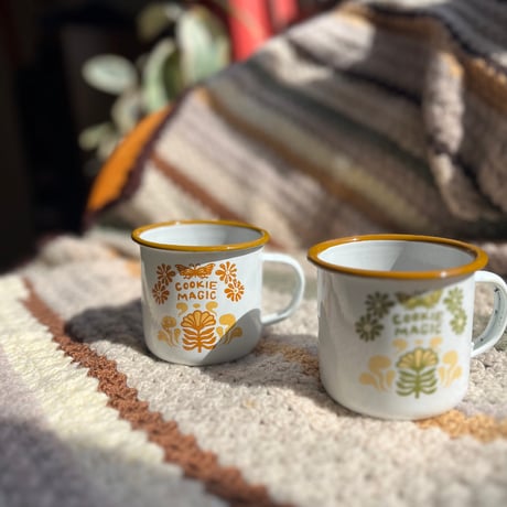ENAMEL MUG  GREEN