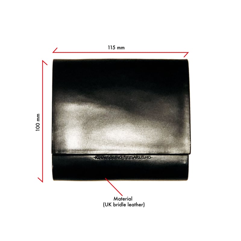 金目黒製作所　Velcro stitch less wallet ¥47,300 Velcro stitch less wallet | kinmeguro STORE