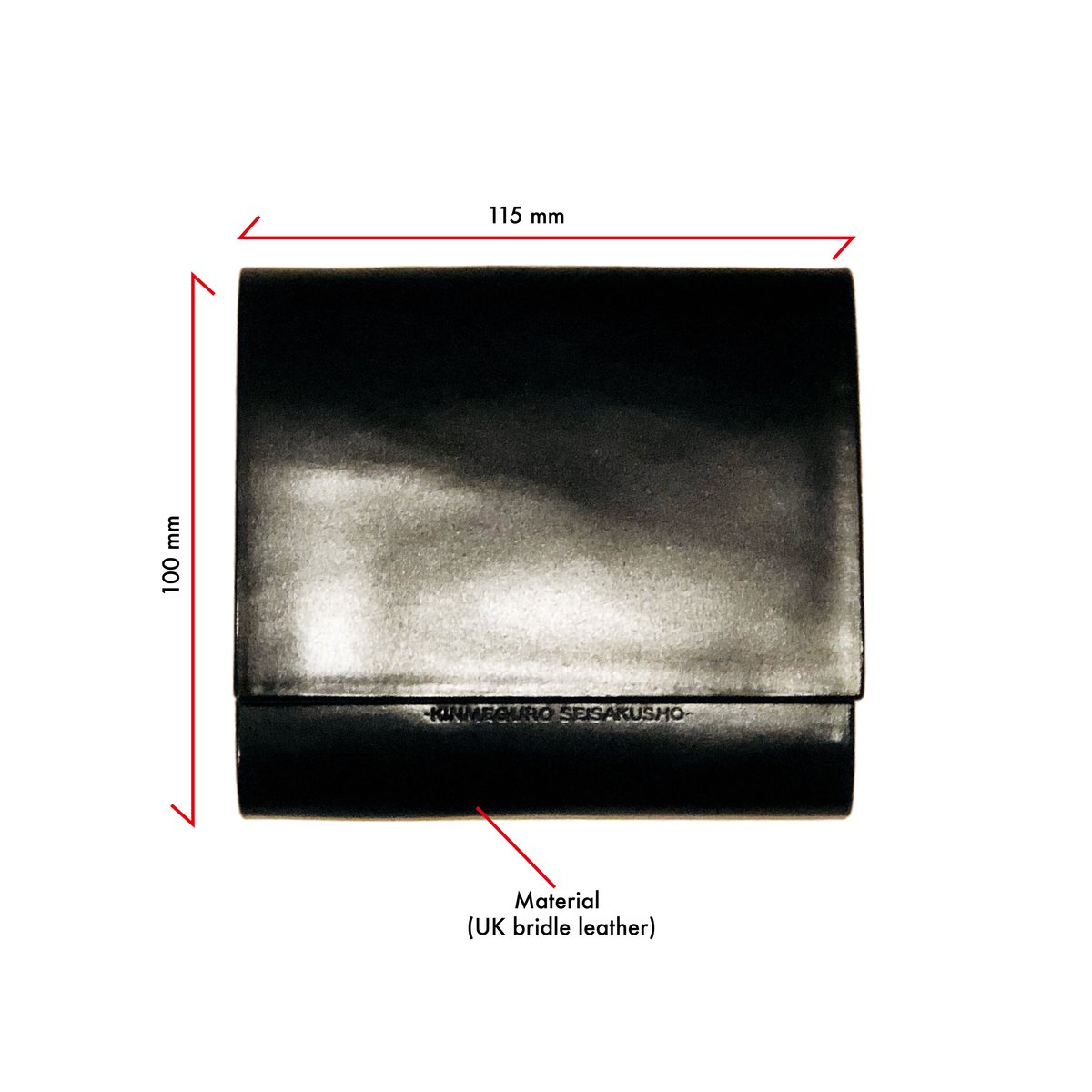 金目黒製作所　Velcro stitch less wallet ¥47,300 Velcro stitch less wallet | kinmeguro STORE