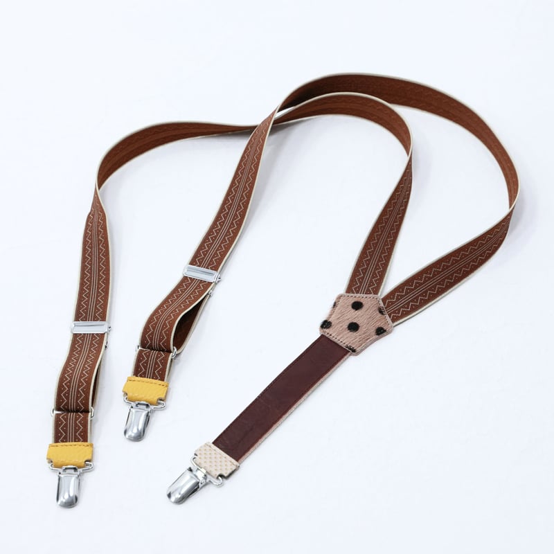 12-80_B:アンドサスペンダー_Brown | JUCO.