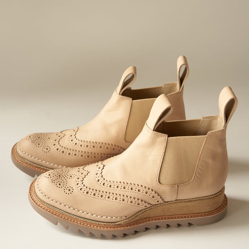 2026S/S Limited collection＞ 5-58:スキンブーツ_Beige