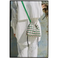 ＜2025collection＞ 14-35:シアーチェックポシェット