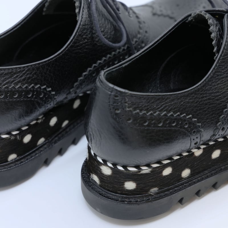S-3_B:水玉おでかけシューズ_Black×White | JUCO.
