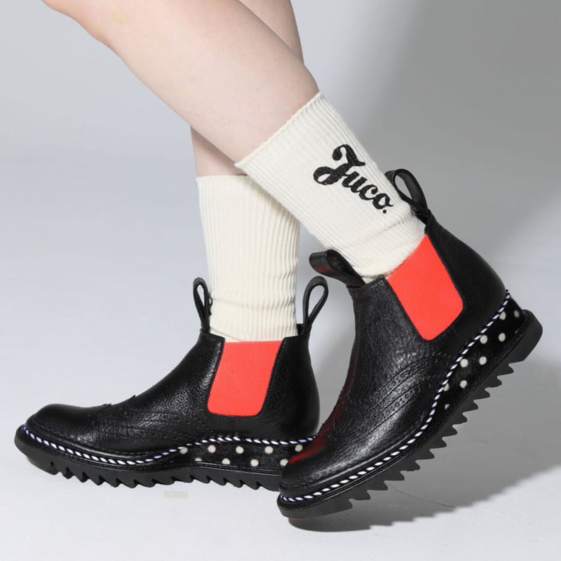 【mii】　美品 JUCO. ジュコ サイドゴア 黒 ブーツ mii】 美品 JUCO. ジュコ サイドゴア 黒 ブーツ mii様専用】 美品 JUCO