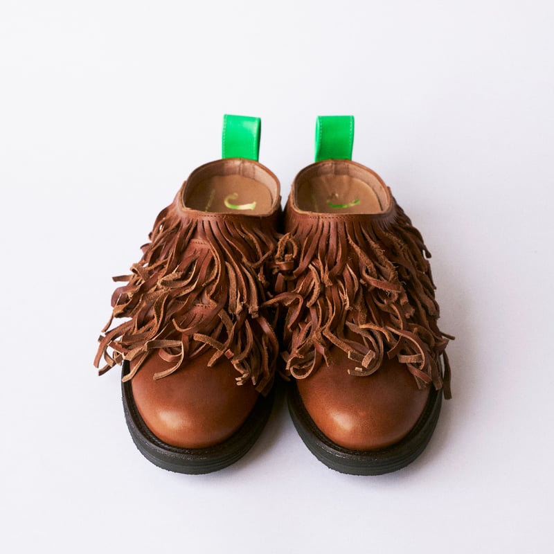 2025collection＞ 2-92:くせっ毛スリッポン_Brown | JUCO.