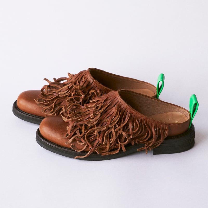 2025collection＞ 2-92:くせっ毛スリッポン_Brown | JUCO.